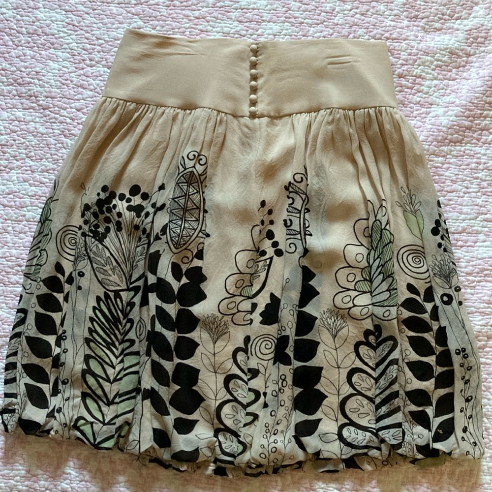 BCBG Max Azria Silk lined Bubble Skirt